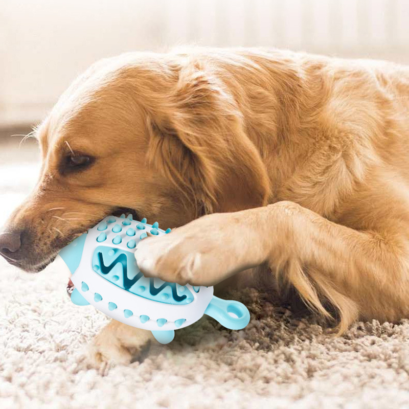 Durable Dog Chew Toy – Food Dispensing TPR Toy for Teeth Cleaning & IQ Training
