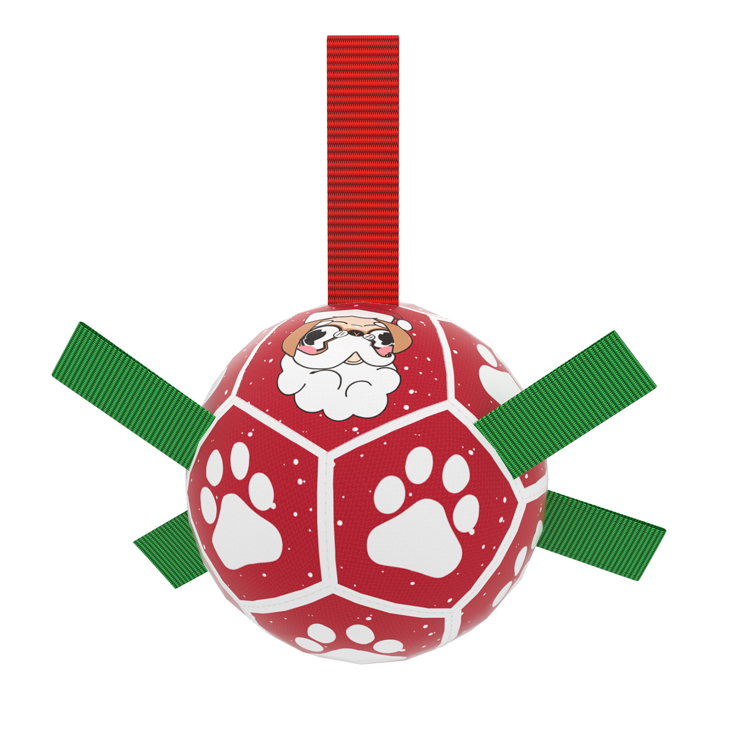 Interactive Dog Football Toy with Grab Tabs – Durable Water Ball for Small & Medium Dogs, Indoor & Outdoor Play