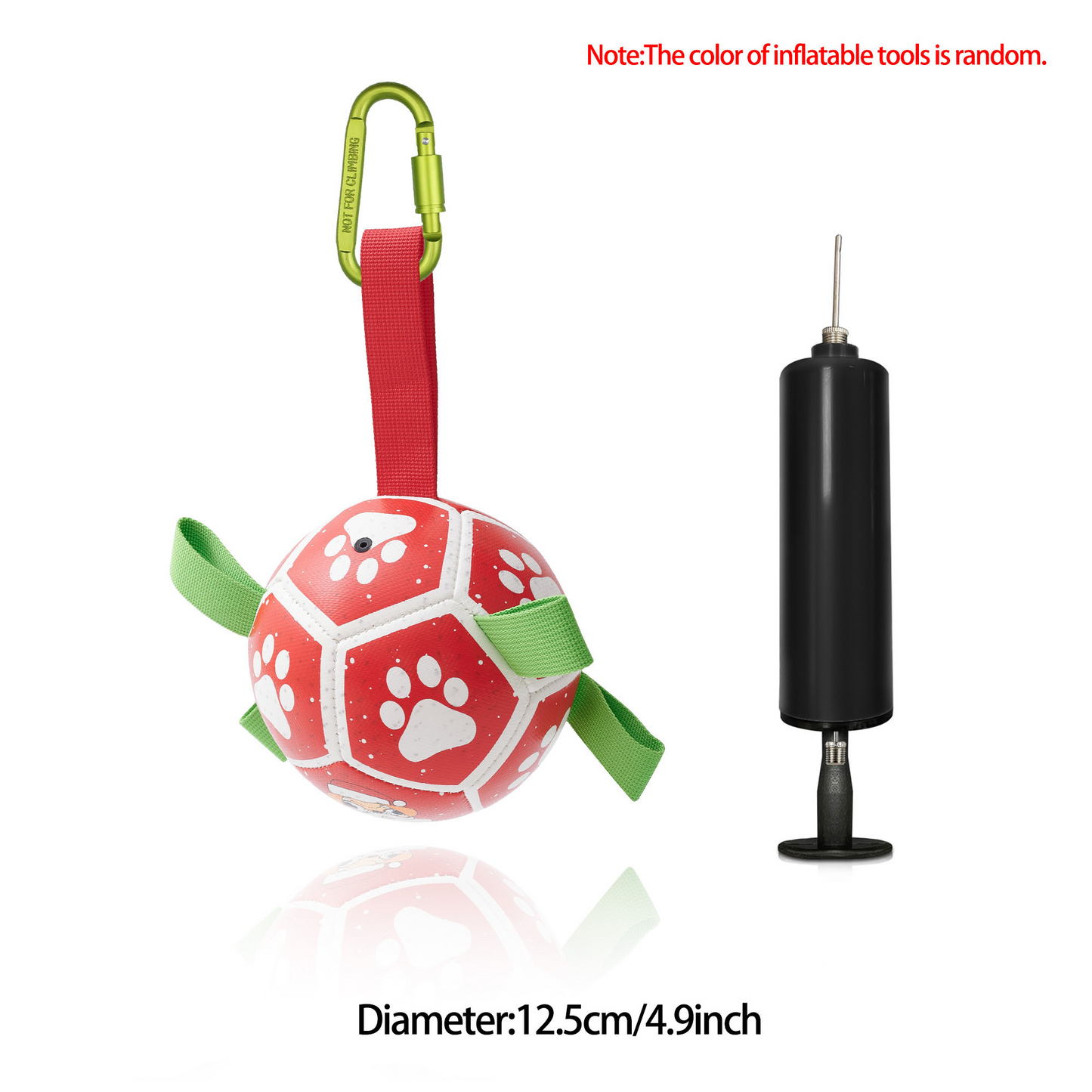 Interactive Dog Football Toy with Grab Tabs – Durable Water Ball for Small & Medium Dogs, Indoor & Outdoor Play