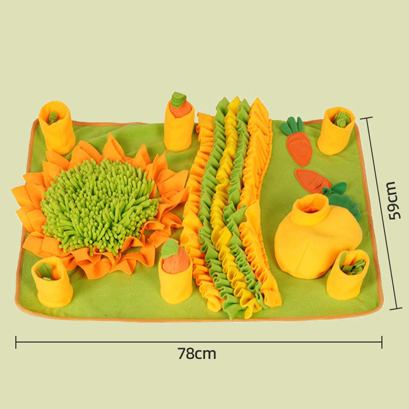 Snuffle Mat for Dogs – Interactive Feeding Puzzle Toy for Mental Stimulation & Slow Eating, Machine Washable, Anti-Slip Design