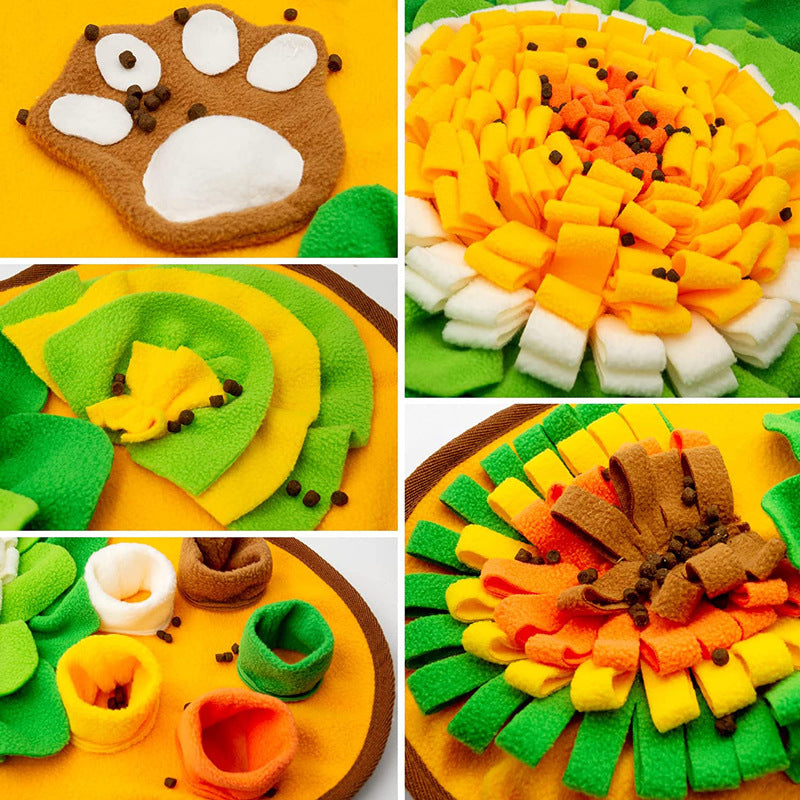 Snuffle Mat for Dogs – Interactive Feeding Puzzle Toy for Mental Stimulation & Slow Eating, Machine Washable, Anti-Slip Design