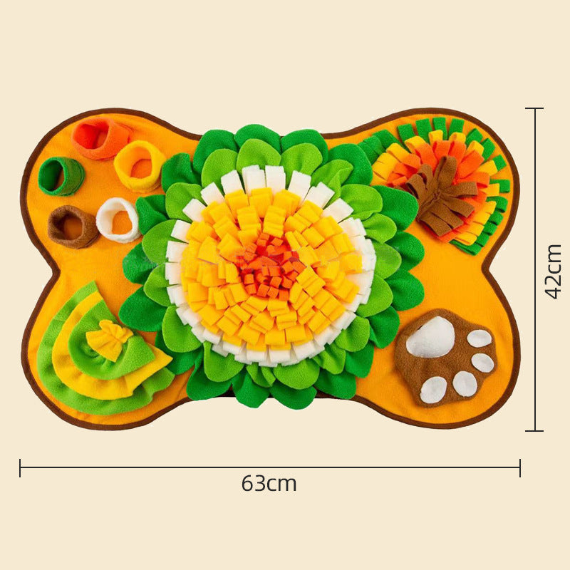 Snuffle Mat for Dogs – Interactive Feeding Puzzle Toy for Mental Stimulation & Slow Eating, Machine Washable, Anti-Slip Design