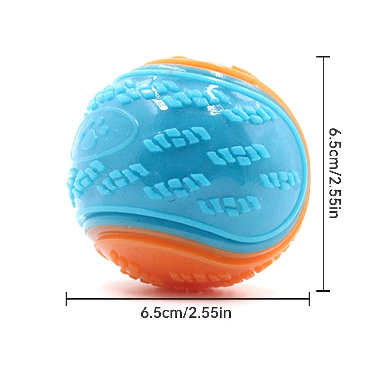 Indestructible Squeaky Dog Balls – Chew Toys for Teeth Cleaning & Puppy Training