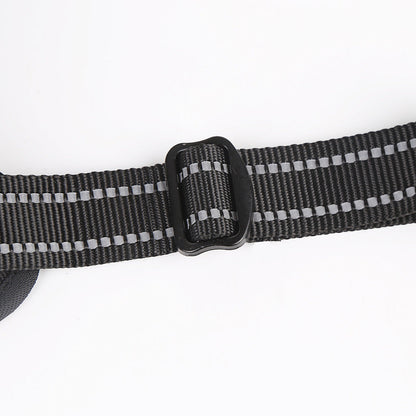Adjustable Reflective Dog Harness with LED Lights – Breathable Comfort Vest for Small to Large