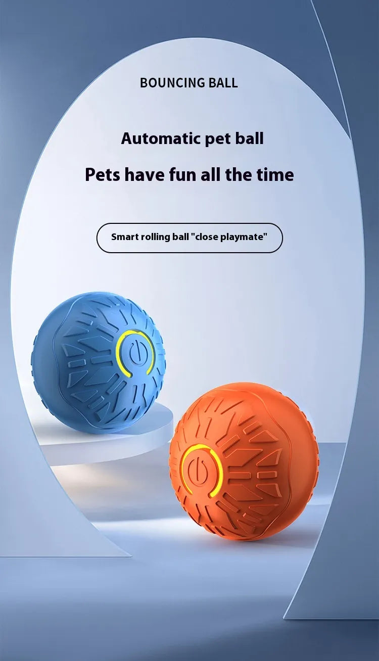 Electric Dog Toy Ball – Auto Rolling, Bouncing & Jumping Toy for Small Dogs & Cats