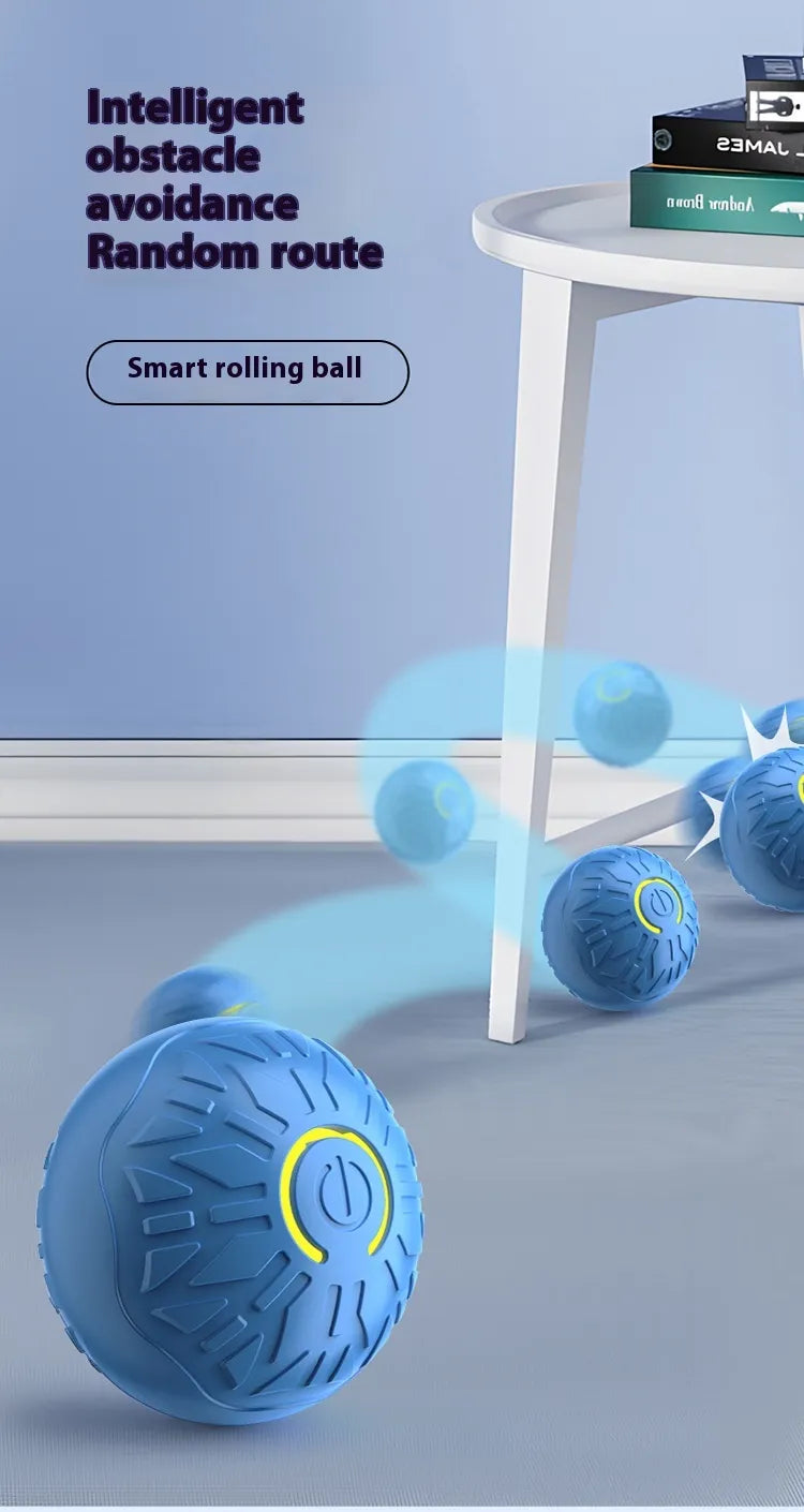 Electric Dog Toy Ball – Auto Rolling, Bouncing & Jumping Toy for Small Dogs & Cats