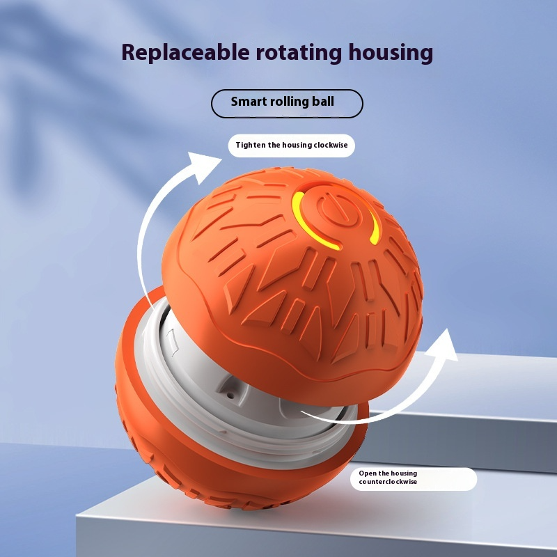 Electric Dog Toy Ball – Auto Rolling, Bouncing & Jumping Toy for Small Dogs & Cats