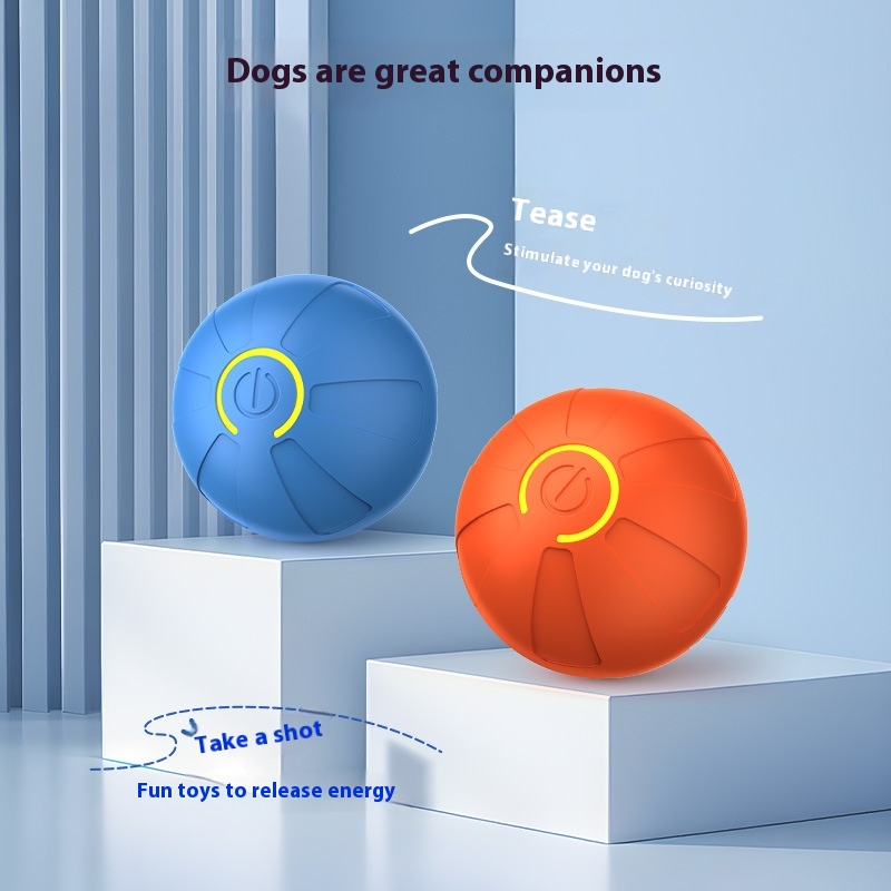 Electric Dog Toy Ball – Auto Rolling, Bouncing & Jumping Toy for Small Dogs & Cats