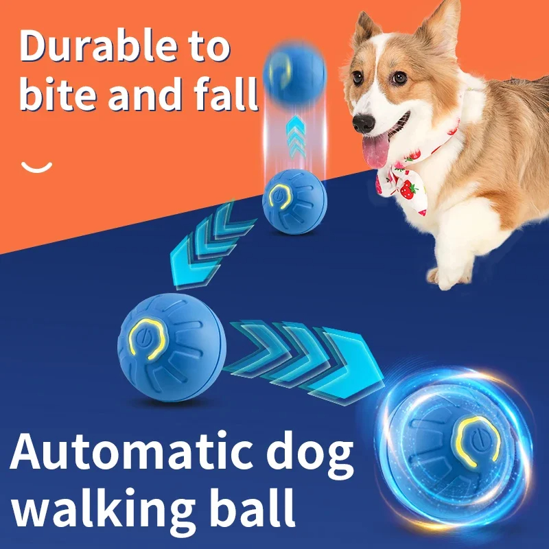 Electric Dog Toy Ball – Auto Rolling, Bouncing & Jumping Toy for Small Dogs & Cats