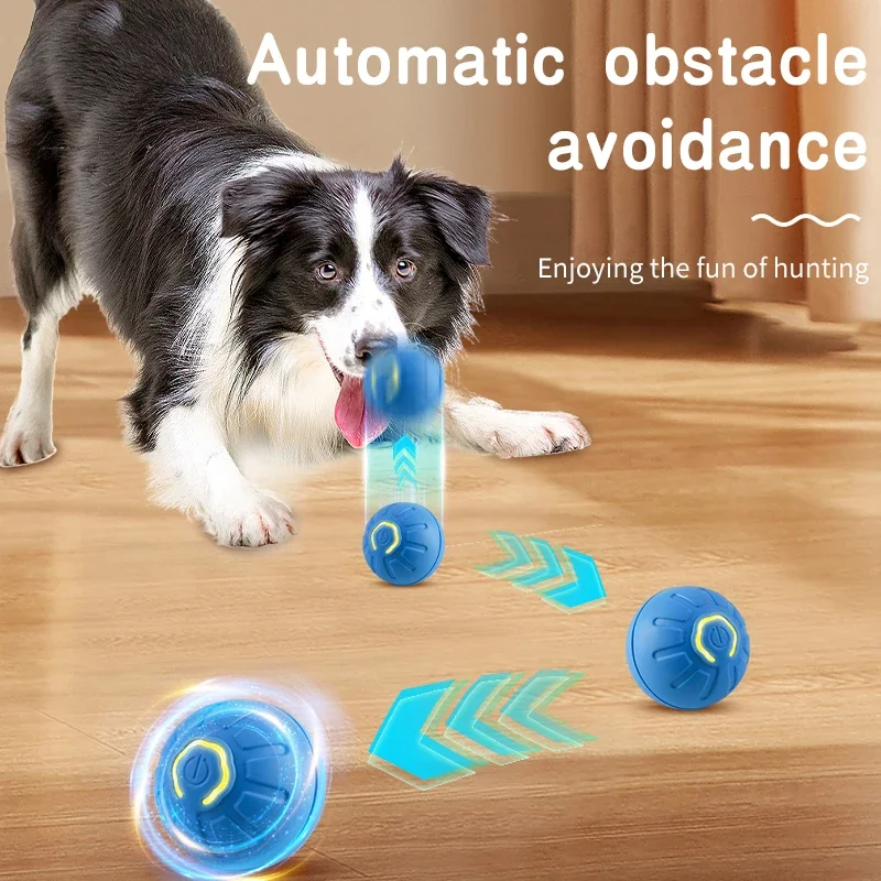 Electric Dog Toy Ball – Auto Rolling, Bouncing & Jumping Toy for Small Dogs & Cats
