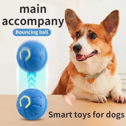 Electric Dog Toy Ball – Auto Rolling, Bouncing & Jumping Toy for Small Dogs & Cats