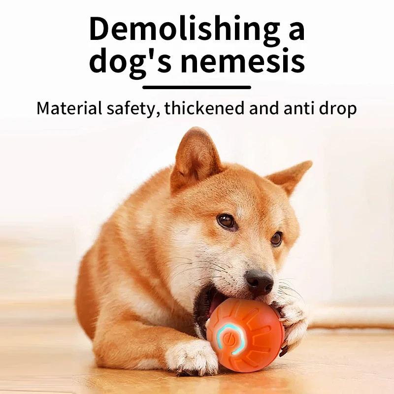 Electric Dog Toy Ball – Auto Rolling, Bouncing & Jumping Toy for Small Dogs & Cats