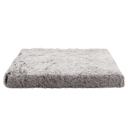 Fluffy Calming Dog Bed – Anti-Anxiety Crate Cushion with Washable Cover & Anti-Slip Bottom for Small, Medium, Large Pets