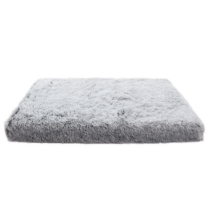 Fluffy Calming Dog Bed – Anti-Anxiety Crate Cushion with Washable Cover & Anti-Slip Bottom for Small, Medium, Large Pets