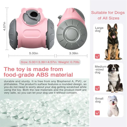 Interactive Dog Tumbler Feeder Toy – Slow Feeding IQ Training Toy for Small & Medium Dogs and Cats