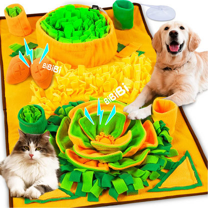 Snuffle Mat for Dogs – Interactive Feeding Puzzle Toy for Mental Stimulation & Slow Eating, Machine Washable, Anti-Slip Design