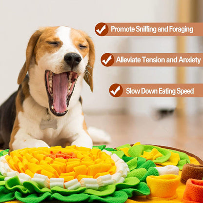 Snuffle Mat for Dogs – Interactive Feeding Puzzle Toy for Mental Stimulation & Slow Eating, Machine Washable, Anti-Slip Design